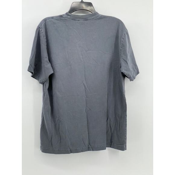 ONLYNY Men's Washed Gray Solid Crewneck Short Sleeve Casual T-Shirt SZ S - Picture 2 of 10